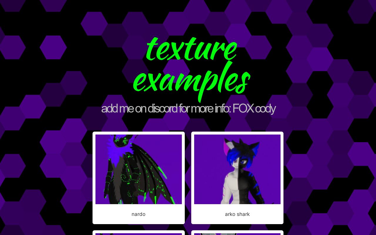 Carrd profile picture for @textures